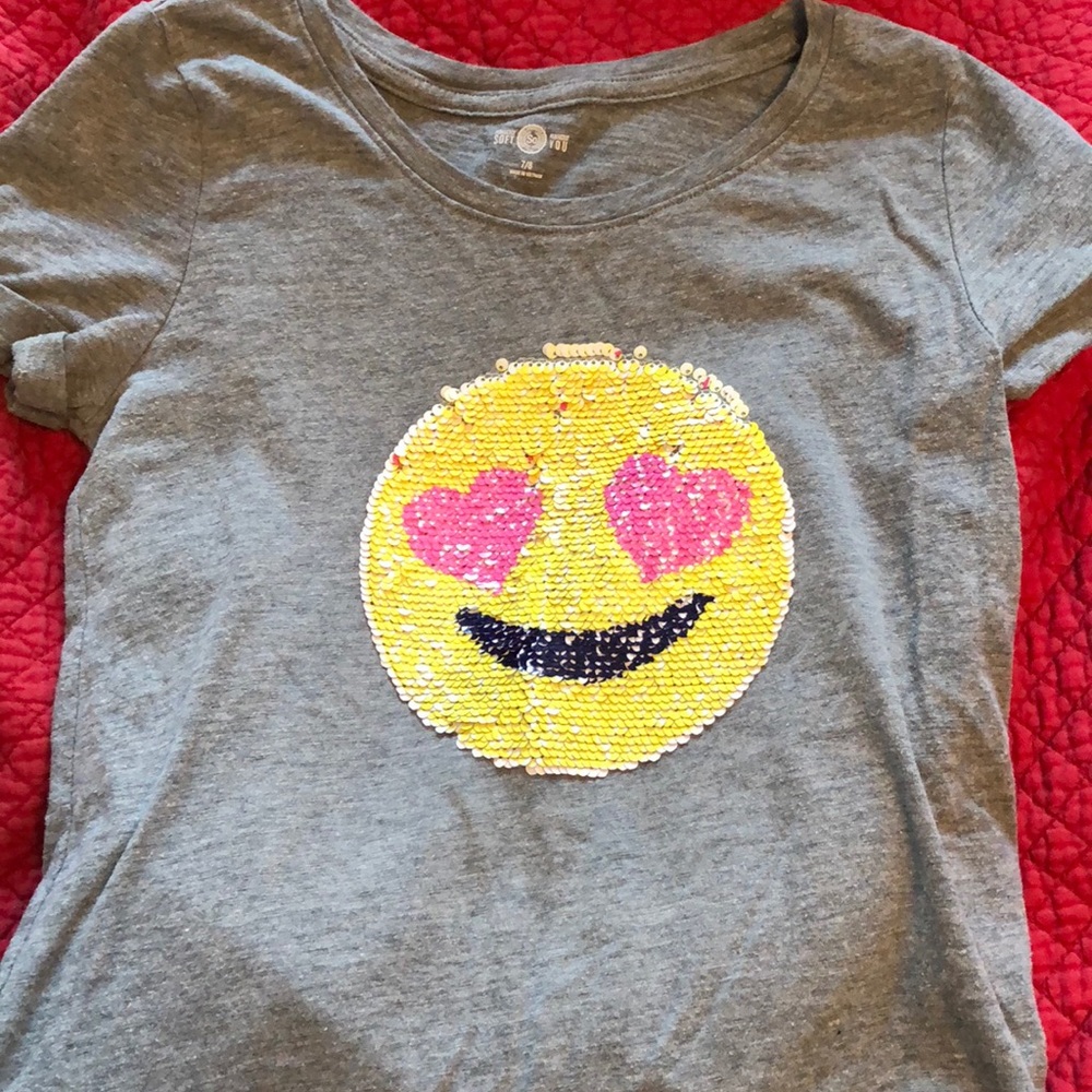 Girls flip-sequins shirt size 7/8